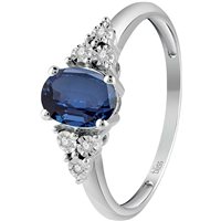 Anello Bliss Donna Stephanie in Oro bianco Zaffiro 1.0 Ct 20082945-14 - 20082945-14